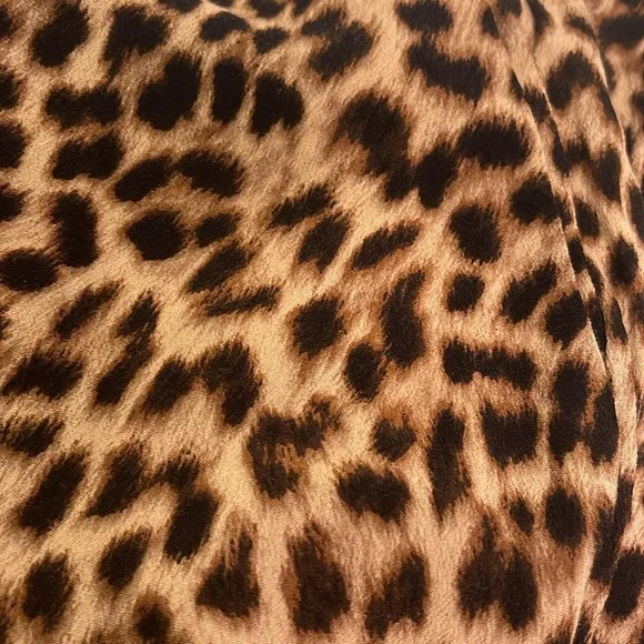 Leopard print zippered pants - Picture 5 of 6
